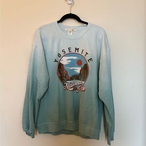 Altar’d State Yosemite National Park Graphic Sweatshirt - Light Blue